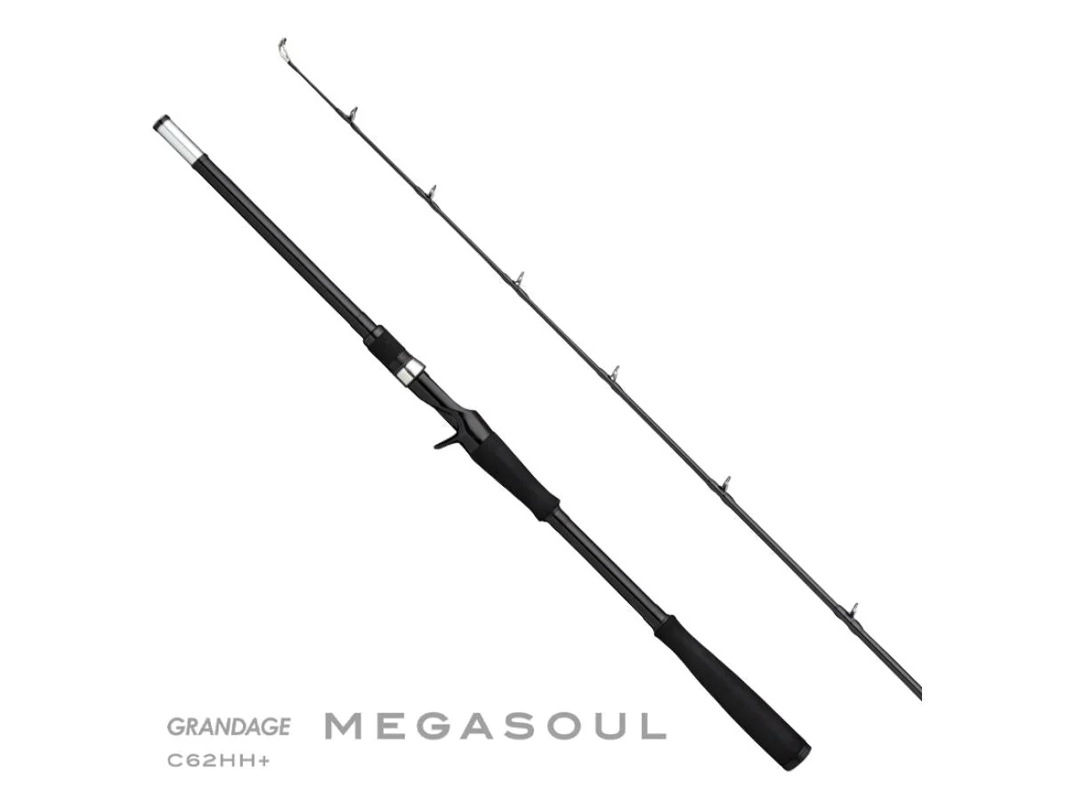 Apia Grandage Megasoul C62HH+ 2 Pieces Baitcasting Rod
