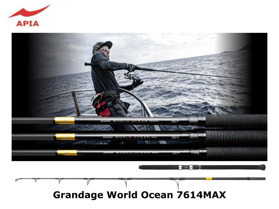 Apia Grandage World Ocean 7614MAX | 1 and Grip Spinning