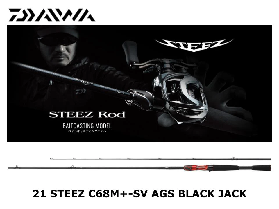 Pre-Order Daiwa 21 Steez Casting C68M+ -SV AGS BLACK JACK