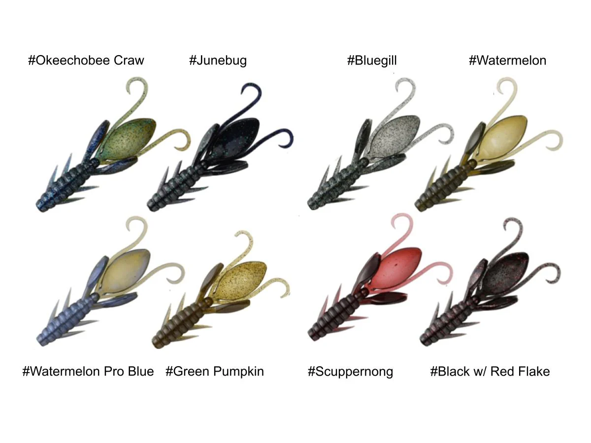 Daiwa PU Paddle Hog 4 inch #Green Pumpkin