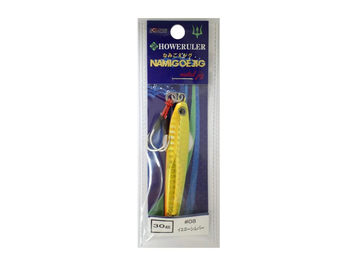 Eclipse Howeruler Namigoe Jig 30g #08 Yellow Silver