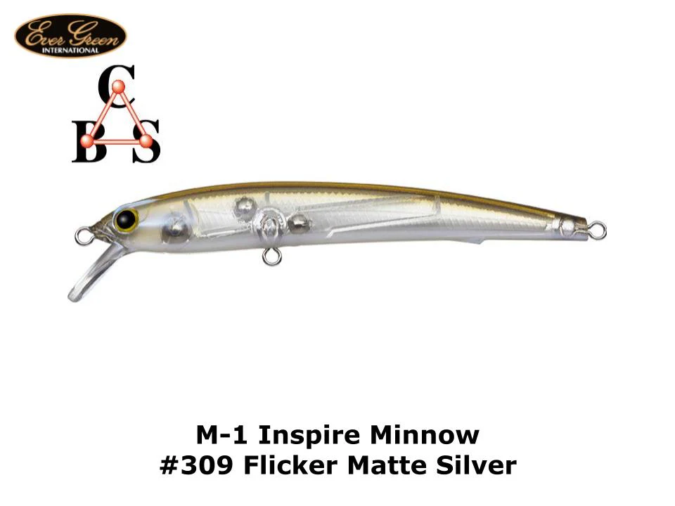 Evergreen M1 Inspire Minnow #309 Flicker Matte Silver