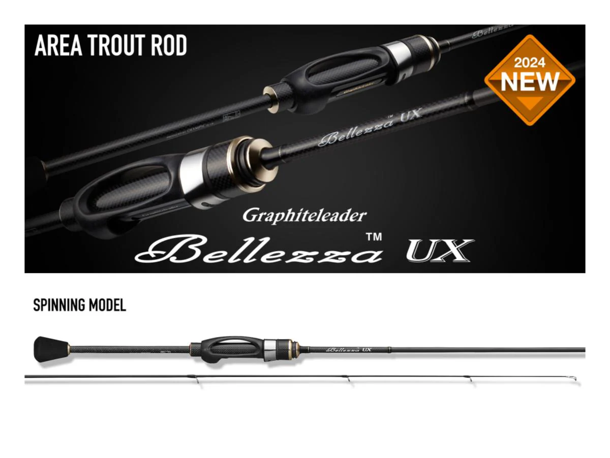Pre-Order Graphiteleader Bellezza UX 25GBELUS-612SUL-S 2 Pieces Spinning Rod