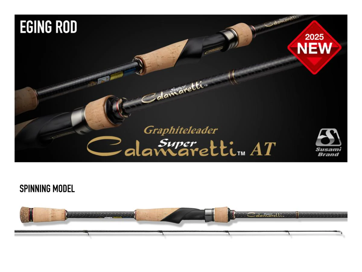 Graphiteleader Super Calamaretti AT GCALSS-862M-AT 2 Pieces Spinning Rod