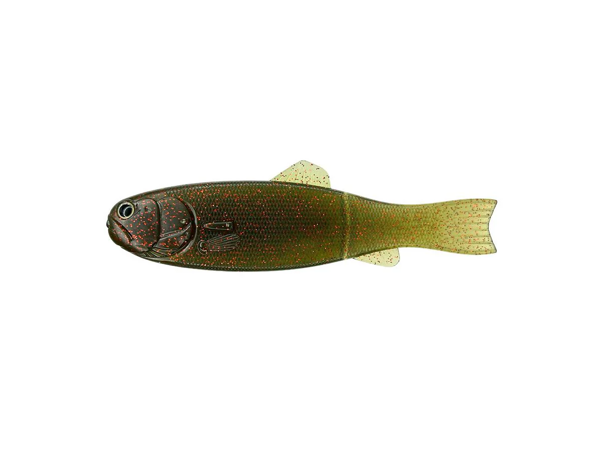 Imakatsu Bass Worm 145 #S-69 Watermelon Pepper Red Flake