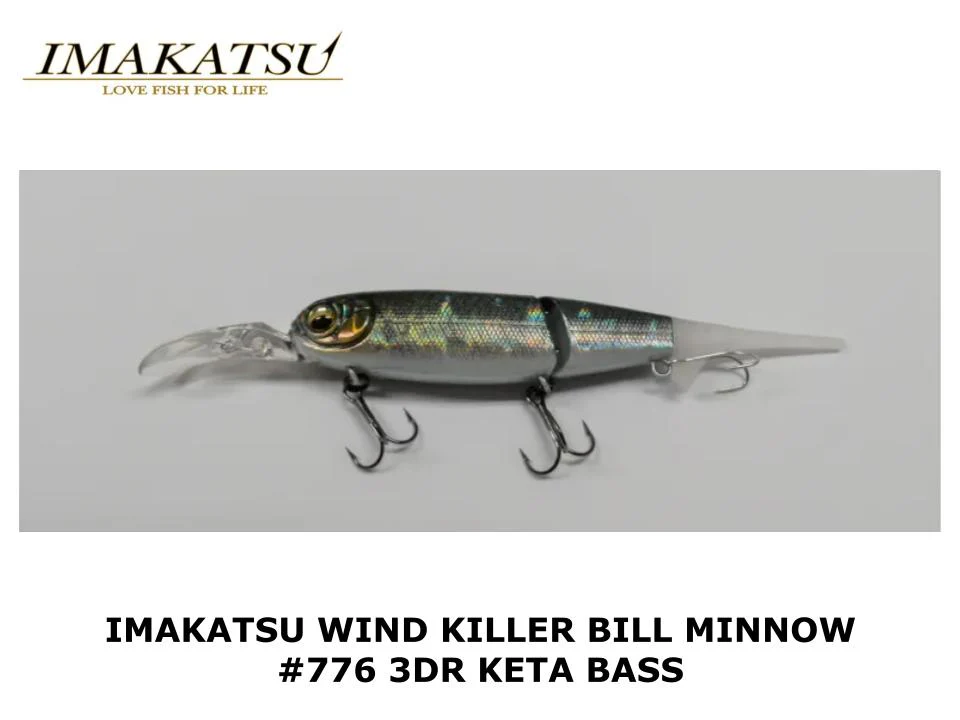 Imakatsu WIND KILLER BILL MINNOW #776 3DR Keta bass