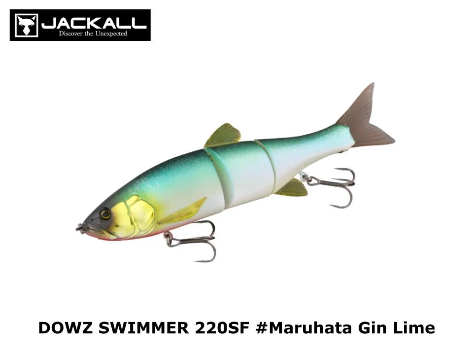 Jackall Dowz Swimmer 220SF #Maruhata Gin Lime - Image 2