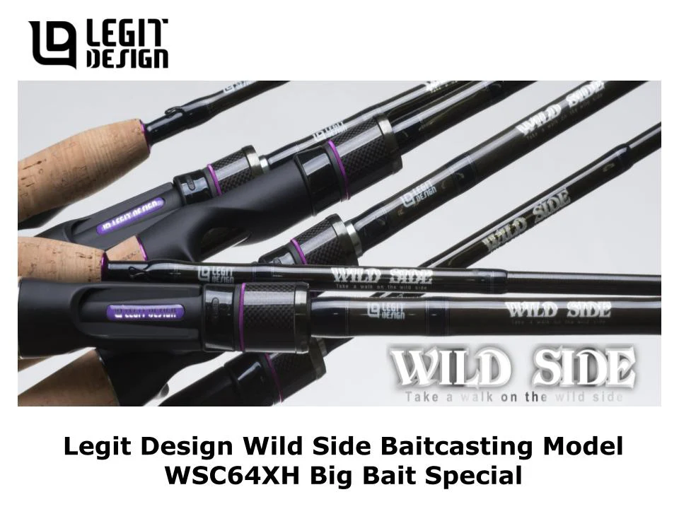 Pre-Order Legit Design Wild Side Baitcasting Model WSC64XH Big Bait Special
