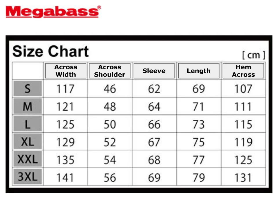 Megabass Blizzard Jacket #Hot Pepper Size XL - Image 2