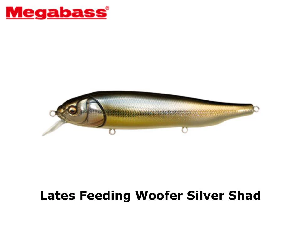 Megabass Lates Feeding Woofer #DD Silver Shad
