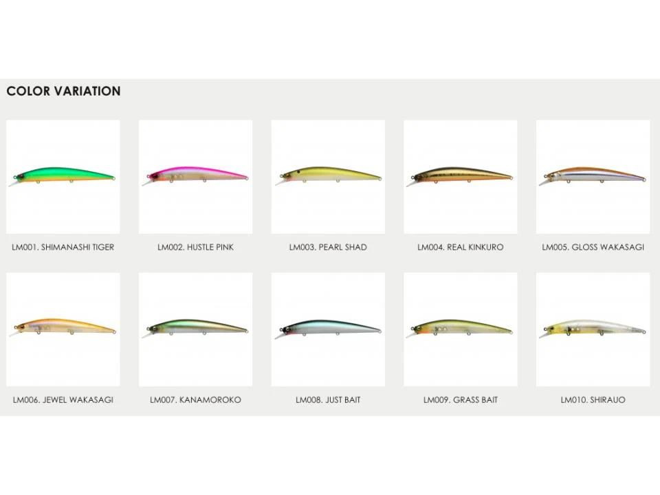 Raid Japan Level Minnow #LM004 Real Kinkuro 125.0mm 1/2oz class - Image 3
