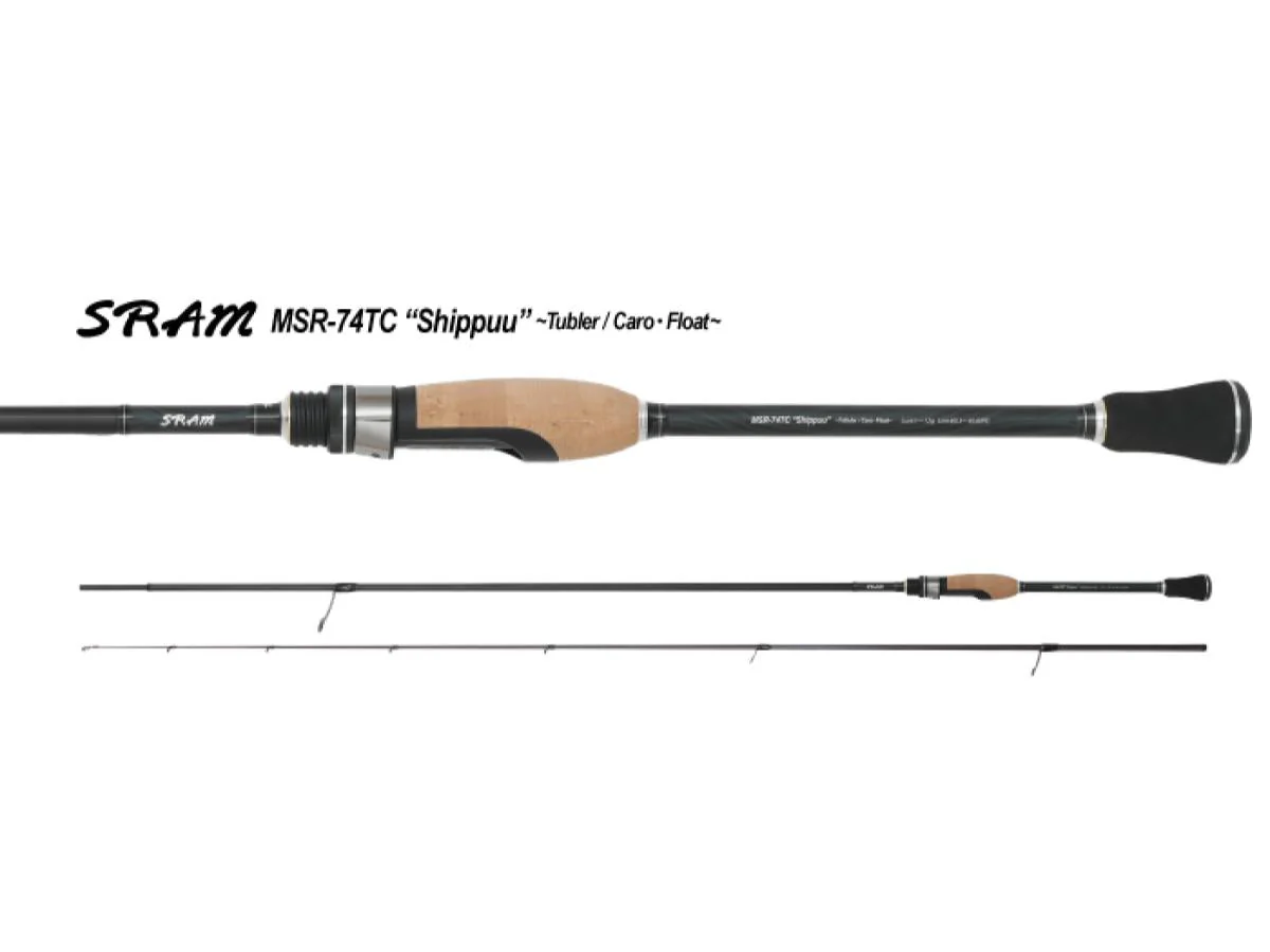 Tict Sram MSR-74TC Shippuu 2 Pieces Spinning Rod