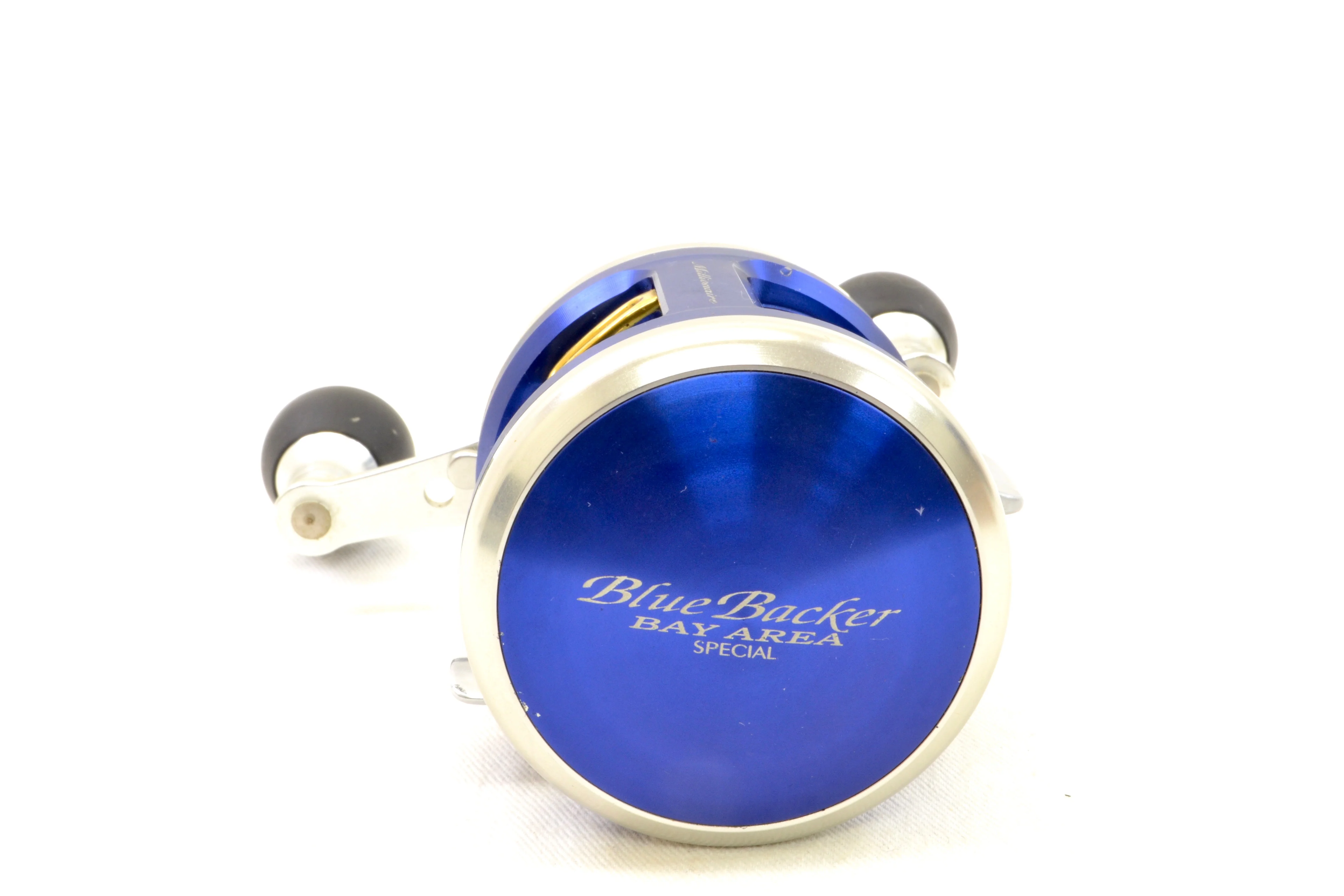 Used Daiwa Millionaire Bay Area Special 200BB Blue Backer Right 96mm Custom Handle - Image 5