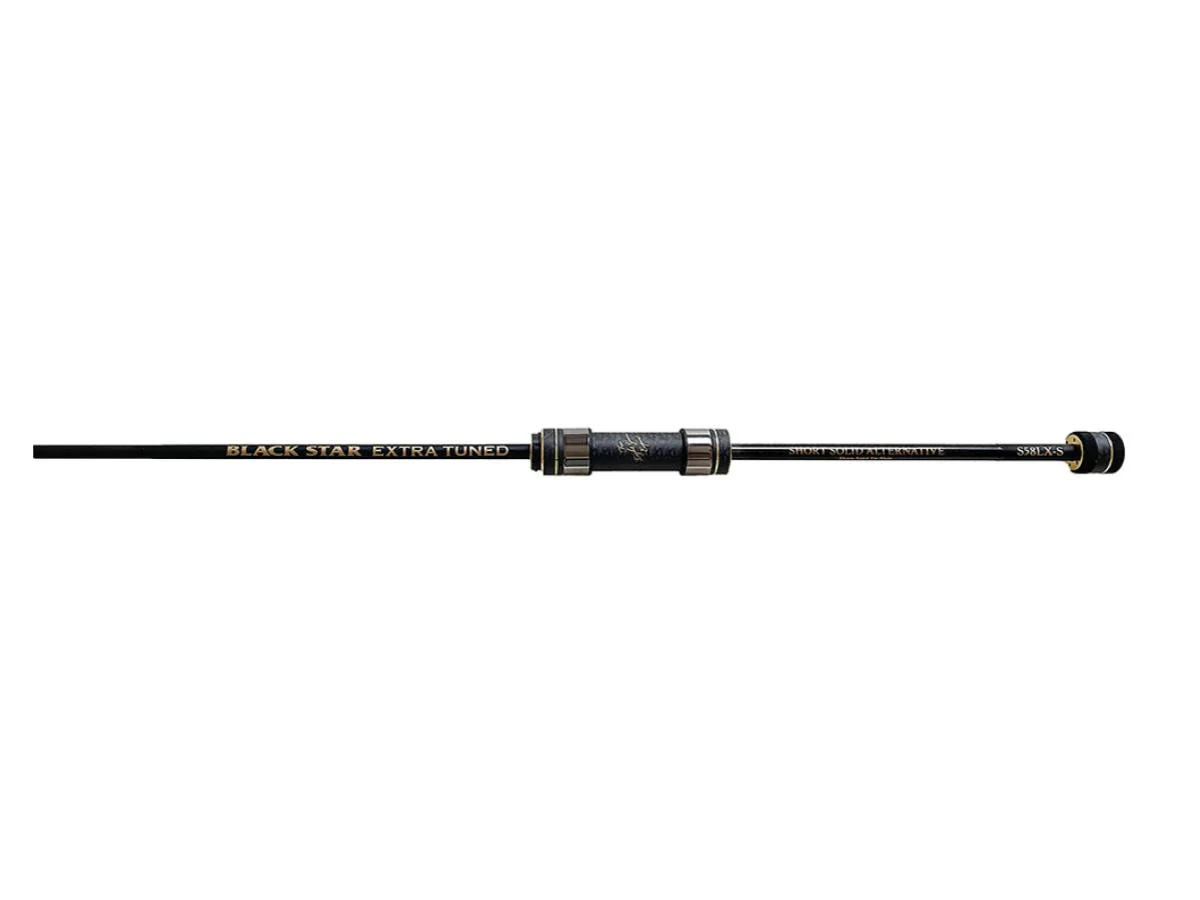 Xesta Black Star Extra Tuned S58LX-S Short Solid Alternative 2 Pieces Spinning Rod